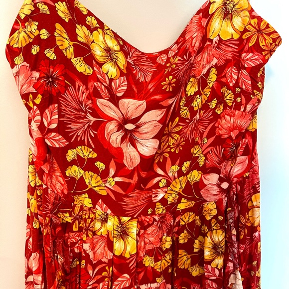 Fun Floral Summer Dress sz M - Picture 2 of 8